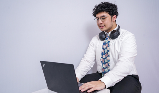 インターンシップの働く様子