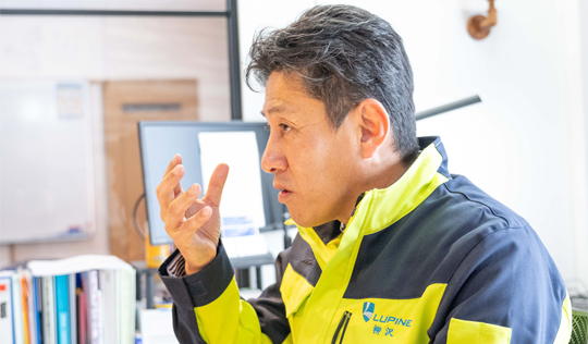 インターンシップを受け入れようと思ったきっかけインタビューの様子