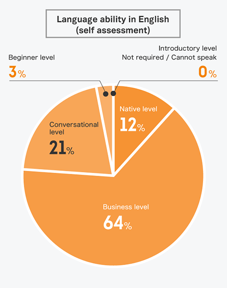 Interns’ linguistic abilities